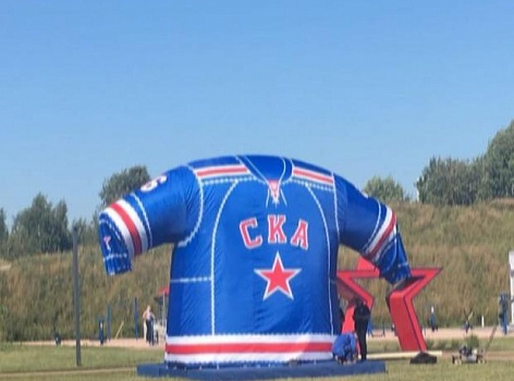 Надувной Хоккейный Свитер для рекламной акции хоккейного клуба